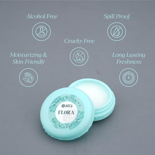 Image of ARCa Flora Solid Perfume for Women | Solid Perfume for Girls | Strong & Long Lasting Pocket Perfume For Women | Travel Friendly Daily Wear Fragrance | Alcohol Free Solid Scent