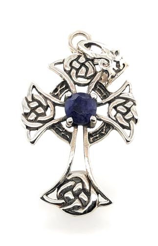 Blue Sapphire 925 Solid Sterling Silver...