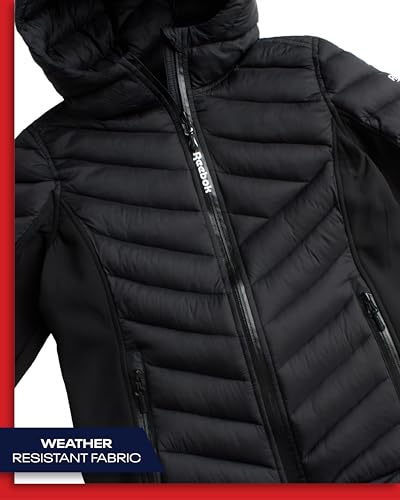Reebok Girls Winter Jacket - Weather Resistant Hooded Quilted Puffer Parka Girls Jacket - Lightweight Warm Winter Coat4