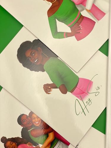 Image of Sisterhood Tote Bag, Journal and Stationery Gift Set, 6x9 inch Lined Journal, 3 Greeting Cards, Embroidered Canvas Tote, Gift Pack for Friends and Sisters (Pink+Green)