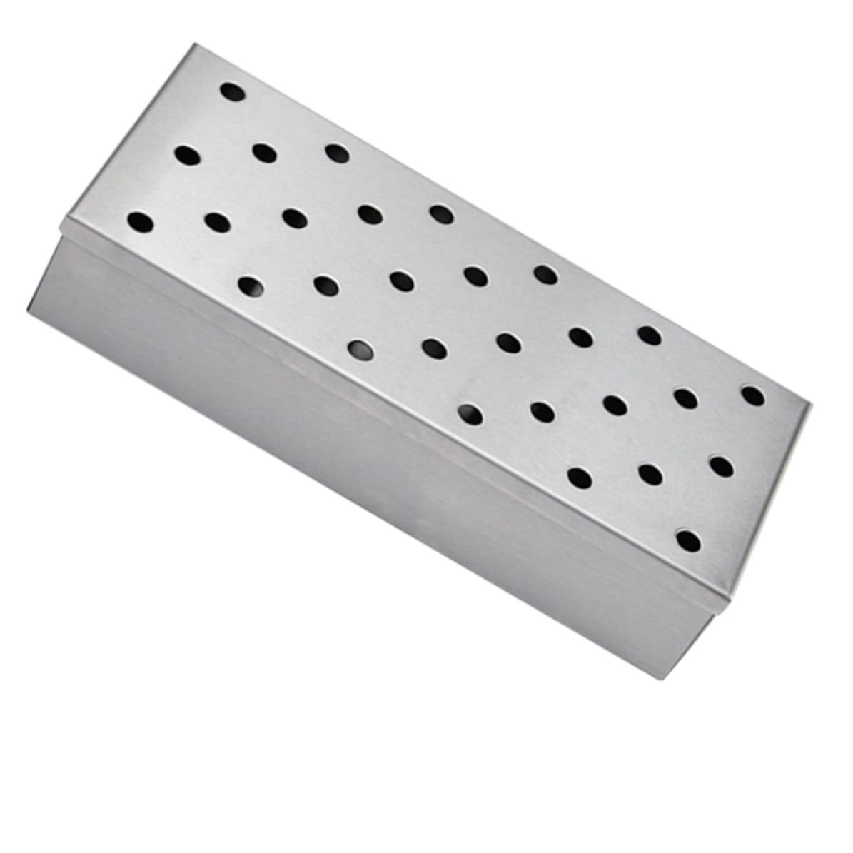 Caja para ahumar barbacoa Outanaya de acero inoxidable ligera y fácil de almacenar para cocinar