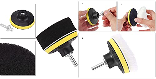 Image of DIY Crafts 2 Pcs, 7 inch inch Only Backer Pad, (Only Backer Pad) Pad Hand Tool Kit For Polisher Compound Polishing Polish Polisher Bu (2 Pcs, 7 inch inch Only Backer Pad)