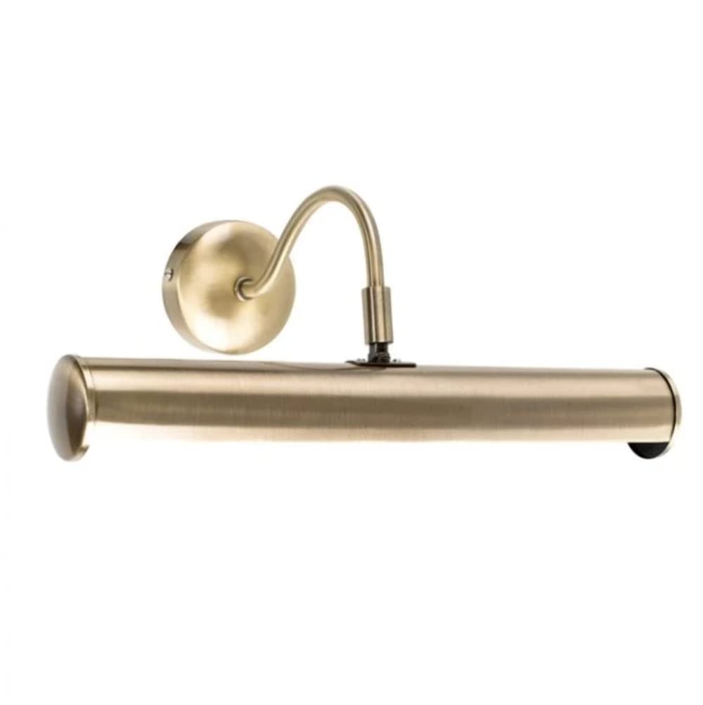 Gemini Antique Brass Indoor Wall Picture Light - ValueLights
