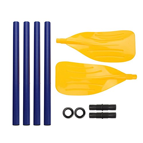 Alomejor 1 Par De Kayak Canoa Desmontable Bote Inflable Remo Remo Deportes AcuáTicos Accesorios