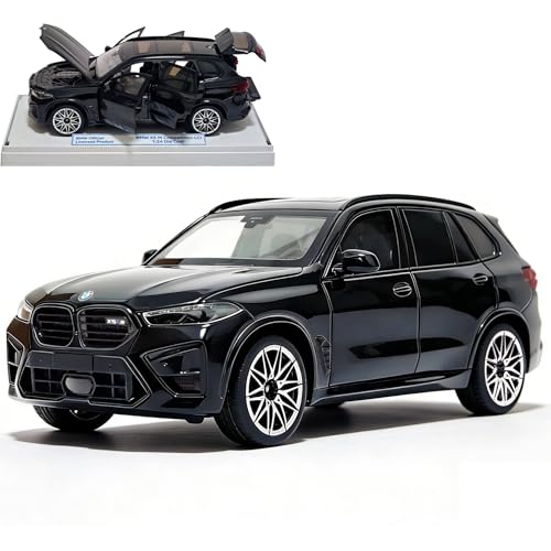 Auto a escala 1:24 BMW X5M metal con luz y sonido miniatura 1