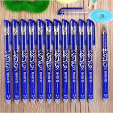 Set de 3 bolígrafos borrables con tinta azul y punta fina 0.35 mm miniatura 7