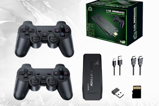 999 Controller Wireless Gaming 2 remote set Controller retro games 9999+ game, 2.4G ...