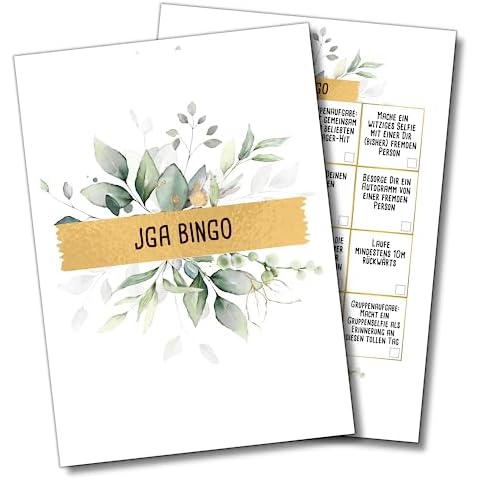 JGA Bingo by snaPmee - Spiel Junggesellenabschied Frauen und Männer - 16 Aufgaben auf 25 Karten Cover