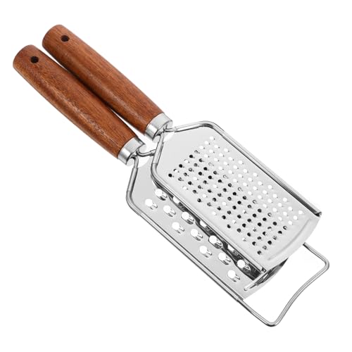 Juego de 2 Ralladores Manuales de Acero Inoxidable para Queso miniatura 1