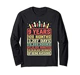 Awesome Since 2011 9th Birthday Party 9 Years Old Gift Boys Long Sleeve T-Shirt