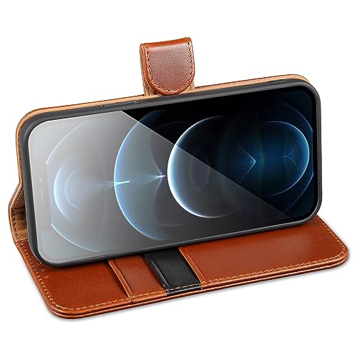 Coque iPhone 11 Pro cuir véritable marron luxe | LENSUN - 6