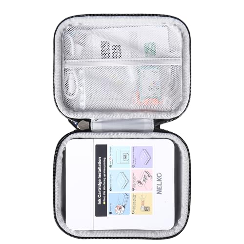 Image of Case for Nelko Photo Printer PP01 Color Mini Portable Printer - Hard Travel Protective Carrying Storage Bag, Box Only (Black)