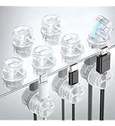 9 Pack Cable Management Cord Holder, JOYROOM Magnetic Cable Clips Adhesive Wire Hider, Cord Organ...