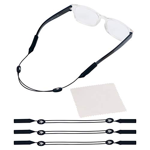 Adjustable Eyeglass Strap (3 Pack Fish Style) - No Tail Sunglass Strap