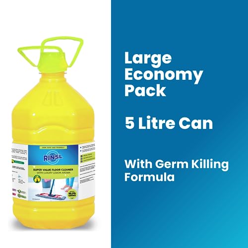 Image of Super Value Floor Cleaner | Suitable for Bathroom & Floor surfaces like ceramic | Luxury Lemon- 5 Litre Pack