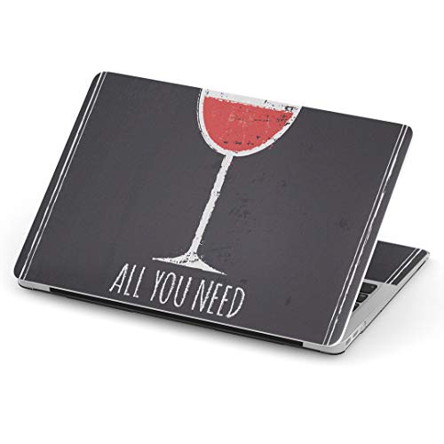 MacBook Air 13inch A1466 / A1369 専用スキンシール 2010~2017モデルまで対応 マックブック エア Mac Air 13インチ ノートブック フィルム ステッカー アクセサリー 保護 010426 ワイン お酒 英語