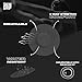 Skin Grip Adhesive Patches Compatible with Dexcom G7 & Stelo CGM – Waterproof & Sweatproof Cover for Continuous Glucose Monitor Sensor, Stays Secure for 10-15 Days – 20 Pack, Black