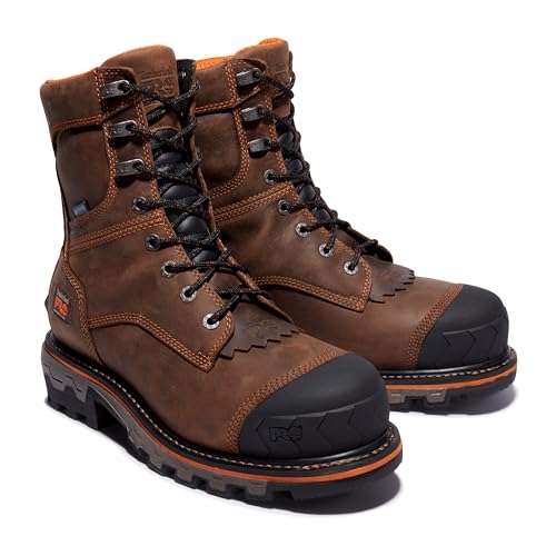 Timberland PRO Men's Boondock Hd Logger 8 Inch Composite Safety Toe Insulated Waterproof Industrial Work Boot2