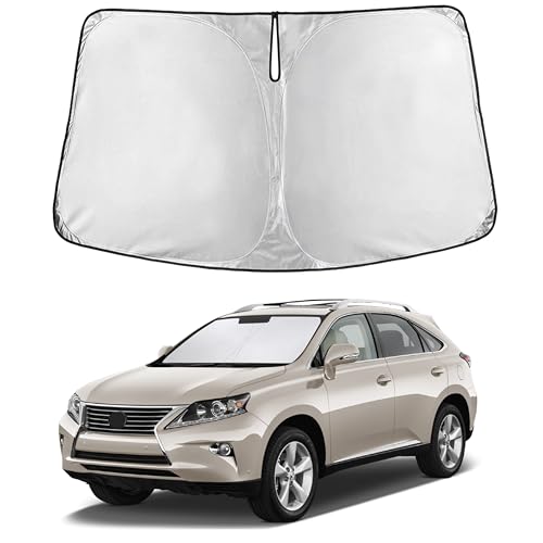 Image of EcoNour Windshield Sunshade Compatible for Lexus RX 300 350 /350h 450 /450h 2010-2013 2014 2015, Sun Visor for Front Windshield & Window Sun Shade Cover, UV Heat Blocker & Protector, Car Accessories
