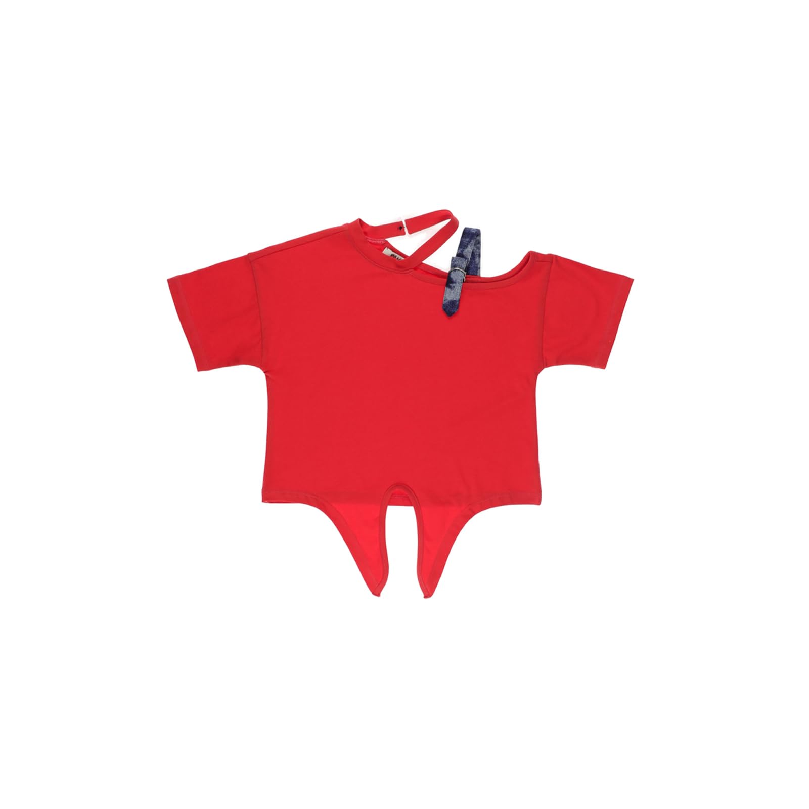 Kız Çocuk Bant Detaylı T-Shirt