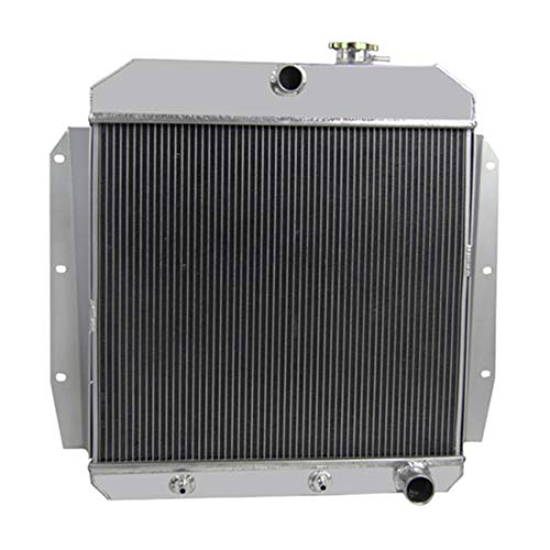 CoolingSky 3 Row All Aluminum Radiator +16 Inches Fan +Shroud&Relay Kit for 1955-1959 Chevrolet GMC Truck Pickup