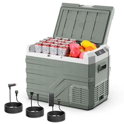 Alpicool Car Refrigerator 12 Volt Refrigerator 37QT. Freezer Electric Cooler, Portable Fridge for Car 12/24V DC 100~240V AC Portable Freezer for Camping RV Camper Truck -4?-68?