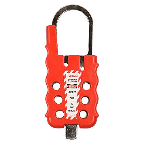 Image of Multipurpose Cable Lockout AK-MWD-26R Lock and hold, Red (Pack of 5)