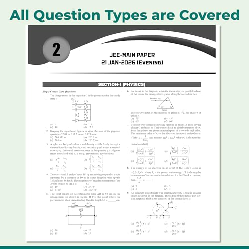 Image of (Old Edition) PW JEE Main 2026 January Session-1 (21-28 Jan) 10 Solved Papers with 5 Mock Tests | Original PYQ Papers of All shifts | Chapter-wise Weightage Analysis for Physics, Chemistry & Maths