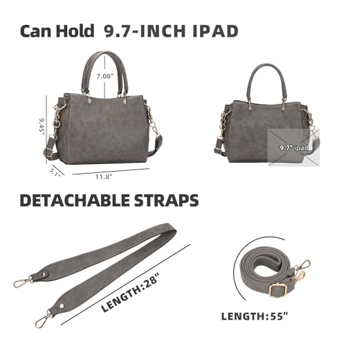 Bolso de mano y cartera KL928 para mujer miniatura 4