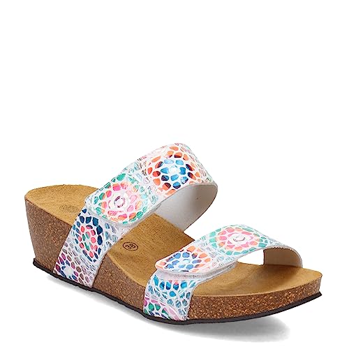 Image of Eric Michael liat Women's Sandal (white multi, EU 35 / US 4.5-5)