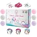 Kids Unicorn Bath Bombs Super Fun girls Gift Set Fizzies Bubble Bath with Surprise Toys Inside Each Fizzy Bomb, Kid Safe, Natural and Organic Essential Oils, 5oz 6 Packs XL USA Handmade With 100% Love