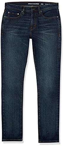Amazon Essentials Men's Skinny-Fit Stretch Jean, Dark Wash, 36W X 28L #TOP6