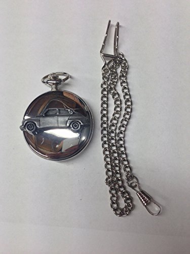 Montre gousset Saab 96 montre de poche quartz argenté étain ref235