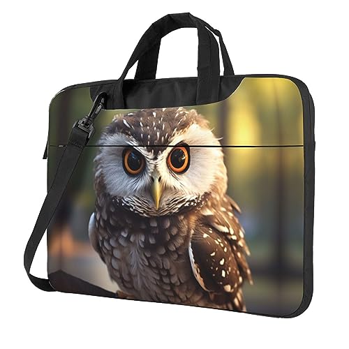 Sacoche pc portable hibou grande capacité pour tout ranger facilement