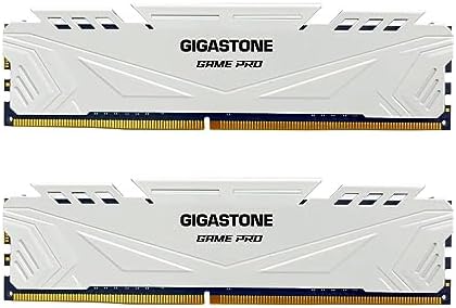 （03:30時点） 【メモリ DDR4】GIGASTONE Game PRO 16GBx2枚 (32GB Kit) DDR4 3200MHz PC4-25600 CL 16-18-18-40 Intel XMP 2.0 AMD Ryzen 1.35V UDIMM 288 ピン アンバッファー 非 ECC ゲーミング デスクトップ メモリ モジュール - 白