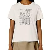  Sergent Tobogo T-Shirt Lapin De Troie – Fanart des Monty Python – T-Shirt Femme Bio – Beige