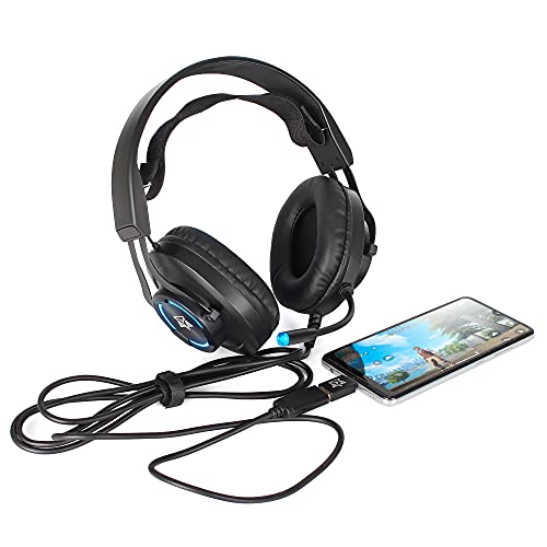 Headset gamer fone de ouvido usb com microfone Adamantiun Hiperion V2 pc ps4 ps5 ps3 notebook com ad