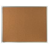 Marco : aluminio Q-Connect Pizarra Corcho Marco De Aluminio 150X100 Cm Extra Corcho 5 Mm