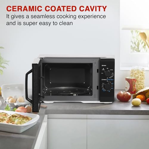 Image of SHARP 25L Bake+Grill Microwave Oven, JAPAN TECHNOLOGY, Auto Menus, Ceramic Coating, Jog-Dial, Quick Start, Model No. R625KNK, Color: Black (2023 Model)