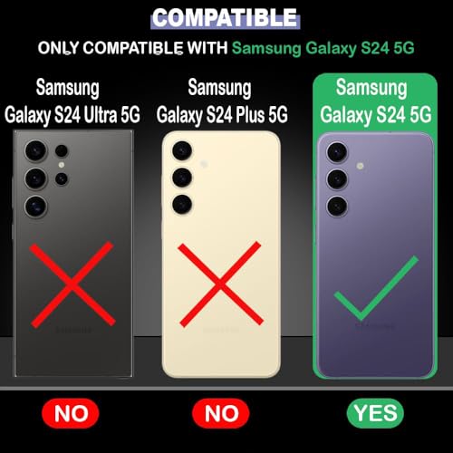 Image of Amazon Brand - Solimo Flip Leather Mobile Back Cover (Soft & Flexible Back case) for Samsung Galaxy S24 5G (CamelBlack)