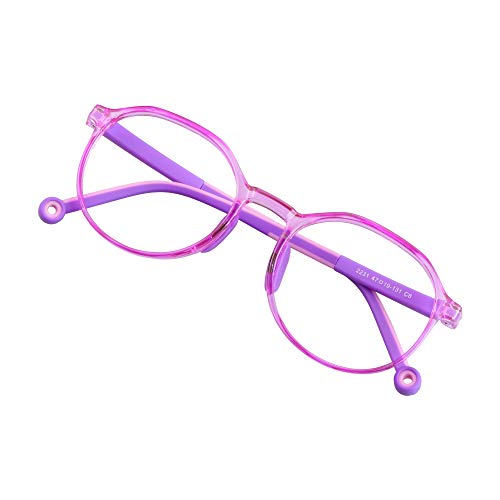 Image of VisionGlobal Blue Light Blocking Glasses for kids, Anti Eyestrain and Blurry, Computer Glasses, Anti Glare