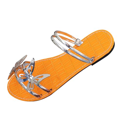 Cocila Sandalias De Mujer Verano Elegantes con Cuña Zapatillas Playa, Viajes, Ducha Interior Y Exterior para El Zapatos Baratos (Silver, 43) Negro Trekking Marron Planas Cuñas Rosa Palo Señora