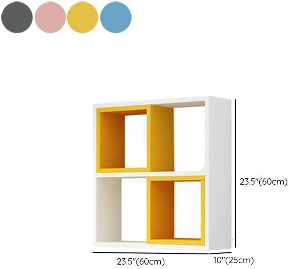 Miniatura 2 de LITFAD Estantería flotante para pared, unidad de almacenamiento de madera, moderna y pequeña, estantería de almacenamiento montada en la pared para