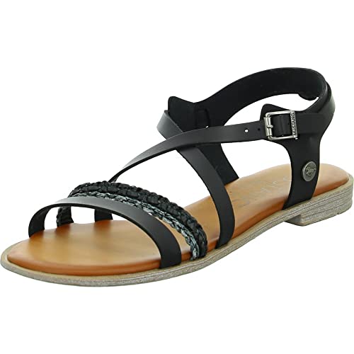 Mustang 1388-805, Sandali Donna, Nero, 39 EU