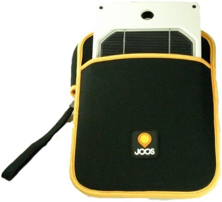 Orange Portable Solar Charger and Neoprene Carrying Case