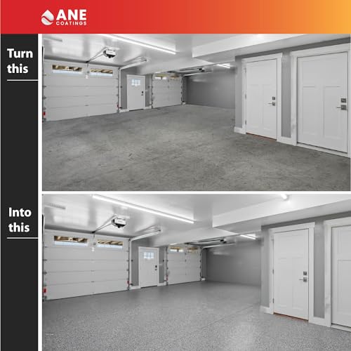 Ane Coatings ANE-LIGHT GREY TINT-3 Self Leveling Epoxy Resin Kit – Ane Garage Floor Epoxy Kit Spreads Seamlessly. Durable, Industrial Grade Clear Epoxy Resin thumb #1