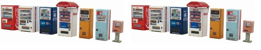 Sankei 1/150 N Scale Vending Machine A Papercraft Diorama Kit MP04-63 Japan