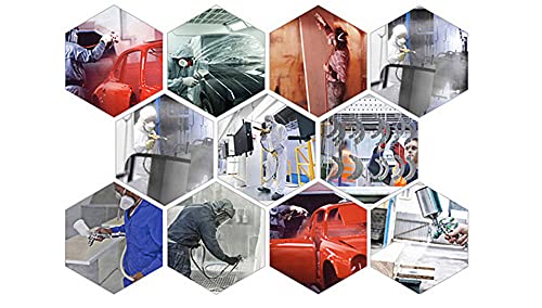 ANCLLO W-77 3.0mm Nozzle Air Spray Gun HVLP Gravity Feed Auto Paint Repair Sprayer 400ml - Image 9