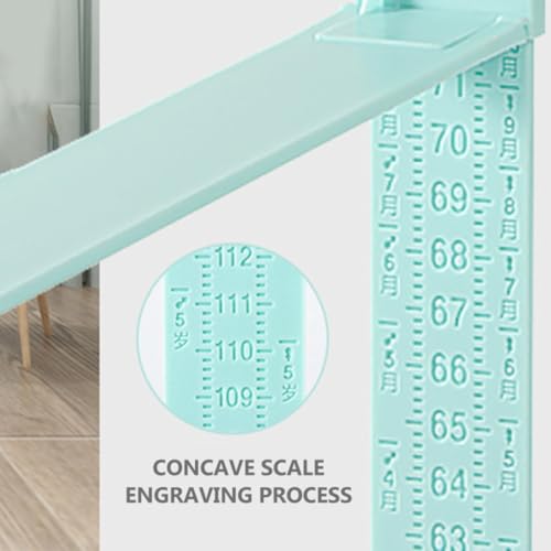 Tabla de crecimiento infantil para pared de habitación de niños medidor de estatura azul 5
