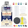 Tile and Granite/Marble Repair Kit, Porcelain Stone and Quartz Countertops Repair Kit for Chips Dents Cracks Holes Scratchs, Fix Chipped Edges Corners, Reattaches Missing Pieces